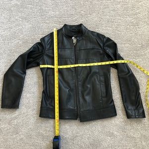 Black Leather Dress Jacket